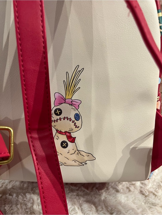 Disney Loungefly Lilo & Stitch Christmas Mini Backpack Holiday Stitch & Angel Pj main image 9